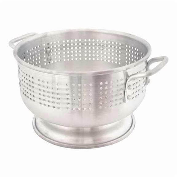 Crestware Colander,7 3/4 in H,Aluminum ACOL12M