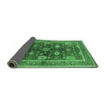 thumbnail image 2 of Ahgly Company Indoor Rectangle Oriental Emerald Green Industrial Area Rugs, 3' x 5', 2 of 4