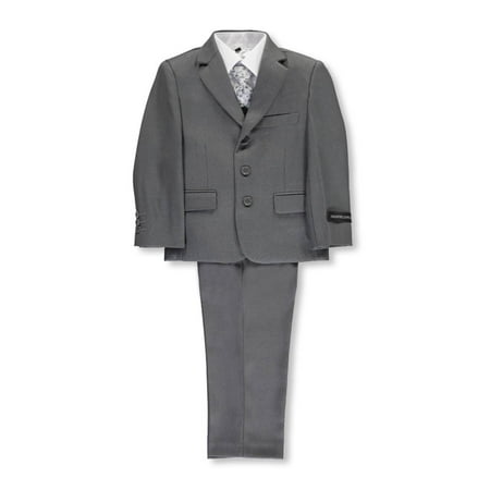 

Kids World Little Boys Toddler In Charge 5-Piece Suit (Sizes 2T - 4T) - gray 3t (Toddler)