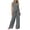 Gray, variant on 2 Piece Outfits Summer,Womens Summer Two Piece Sets Asymmetrical Tank Tops Wide Leg Pants Set Beach Vacation Outfits