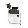 thumbnail image 6 of 2-piece Padded Folding Outdoor Chair with Side Table and Storage Pockets,Lightweight Oversized Directors Chair for indoor, Outdoor Camping, Picnics and Fishing,, 6 of 10