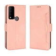 thumbnail image 1 of Case for TCL 30V 5G Cover Adjustable Detachable Card Holder Magnetic closure Leather Wallet Case - Pink, 1 of 5