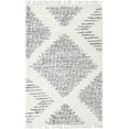 thumbnail image 3 of Unique Loom Serenity Shag Collection Area Rug - Walcott (5' 3" x 8' Rectangle White/Gray), 3 of 9