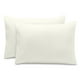 thumbnail image 1 of Bare Home Juego de Fundas de Almohada Cierre Tipo sobre, colección prémium 1800, Doble Cepillado, Ultra Suave, Tamaño Queen, Crema, 2 Unidades, 1 of 6