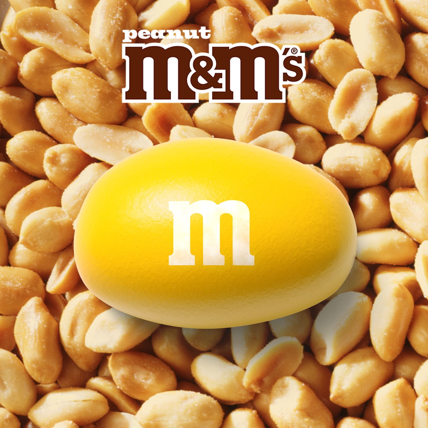 M&M'S Peanut Chocolate Movie Night Candy, Party Size Bag, 38 oz