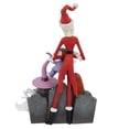 thumbnail image 4 of Disney Showcase The Nightmare before Christmas Santa Jack Character Pyramid Multicolor Figurine 9in H, 4 of 8