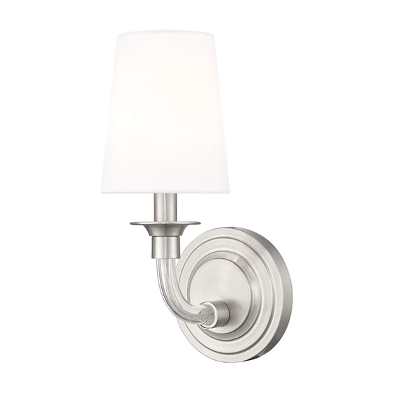 Z-Lite 1950-1S-BN Katerina 13" Tall Bathroom Sconce - Nickel