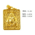 thumbnail image 4 of New Maitreya  22K 23K 24K Thai Baht Gold Filled Yellow GP Pendant, 4 of 10