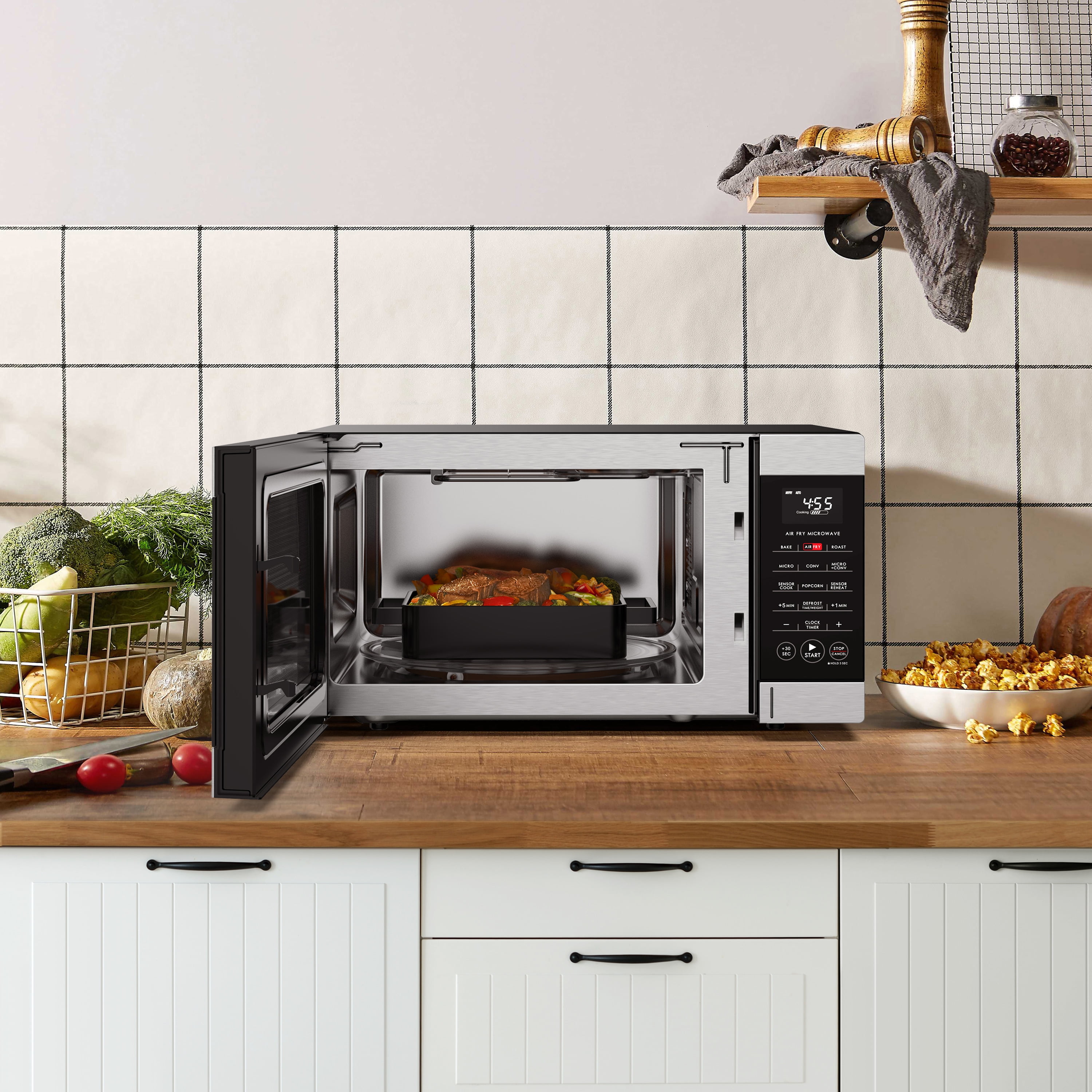 GSWWA12S1SA10 by Galanz - Galanz 1.2 Cu Ft SpeedWave™, 3-in-1 Air Fryer,  Convection Oven and Microwave with Combi Speed Cooking Feature, Sensor  Cook, Inverter, TotalFry 360™ Technology True Convection in Stainless Steel