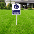 thumbnail image 6 of Eveokoki Please Use Dustbins For Your Litter Sign 4.6 x 6 Inch Outdoor Aluminum Yard Signs with Metal Stakes for Private Property Grass Lawn No Trash Dumping, 6 of 7