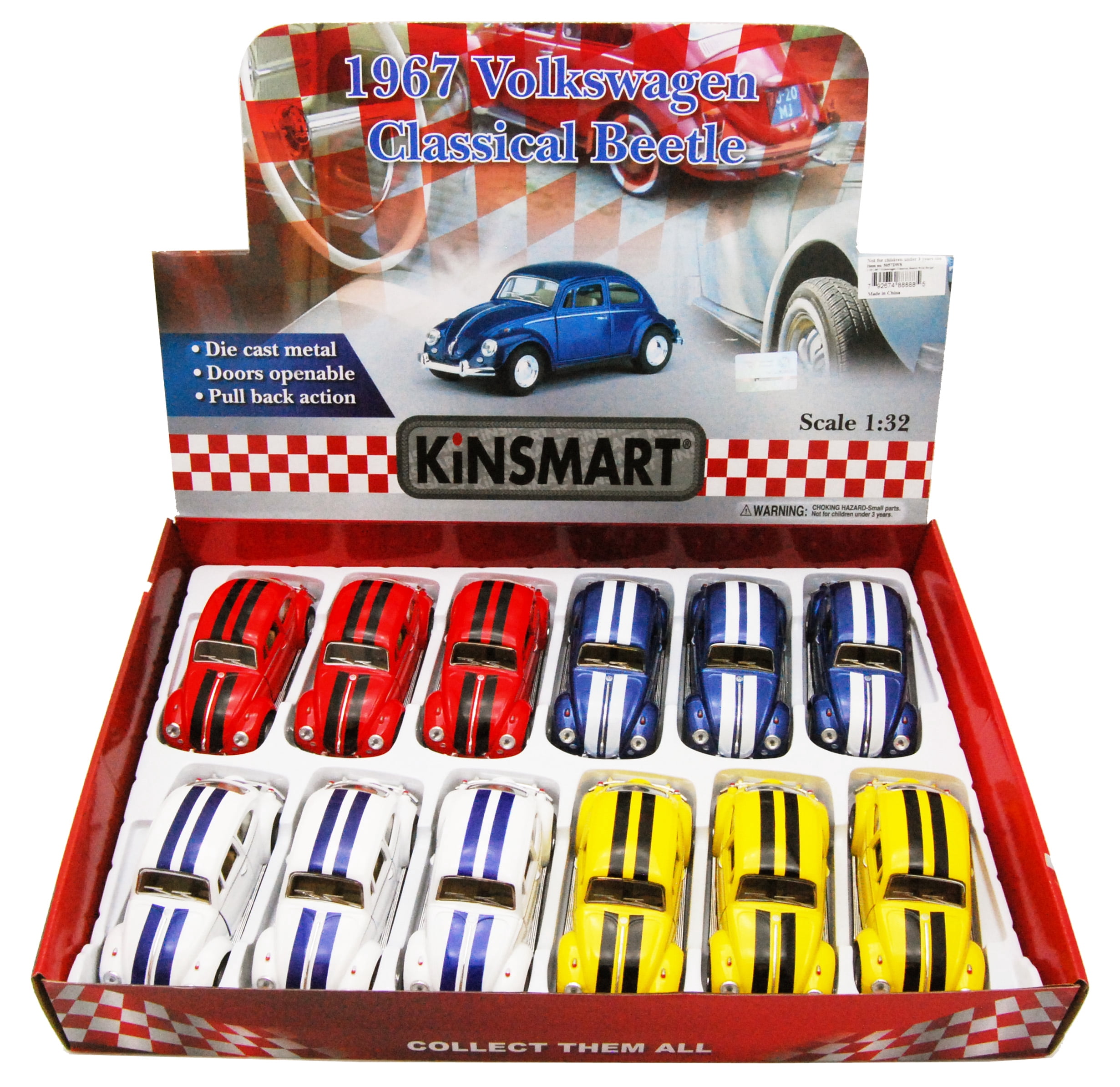 Box 12 Modellini Kinsmart Pressofusi – Scuolabus New York 5 Pollici