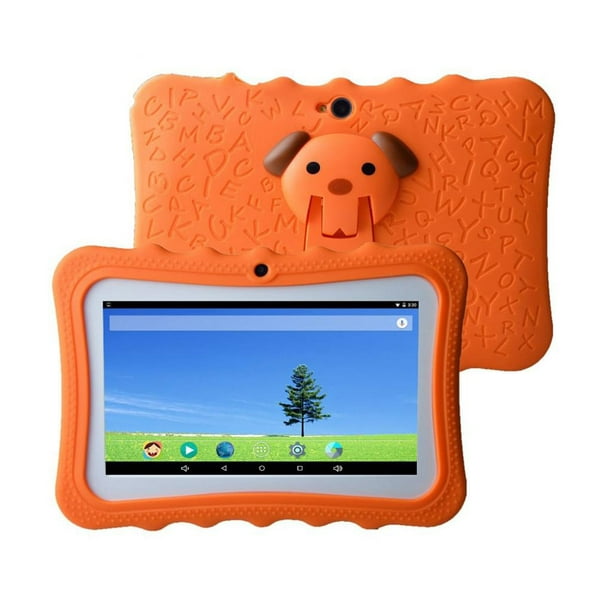 Tablette PC pour Enfants, avec Housse de Protection en silicone Antichoc, Matériel Éducatif pour Enfants