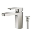 thumbnail image 2 of Kibi USA Blaze Single Handle Bathroom Sink Faucet Chrome Chrome Finish, 2 of 5
