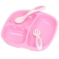 thumbnail image 1 of Platos de alimentación para bebés, platos para comer para niños, bonitos platos para bebés, juego de platos y cuencos para niños pequeños, eficiencia óptima, 1 of 9