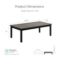 thumbnail image 3 of Furniture of America Versi Modern 3-Piece Coffee Table Set, Gray, 3 of 15