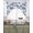 Blue, variant on Watercolor Forest Sage Green Swag Curtains for Living Room/Bedroom Windows, Abstract Art Modern Trees Kitchen Curtains and Valances Set 36 Inch Length, Light Filtering Swags Valance Curtain Panels