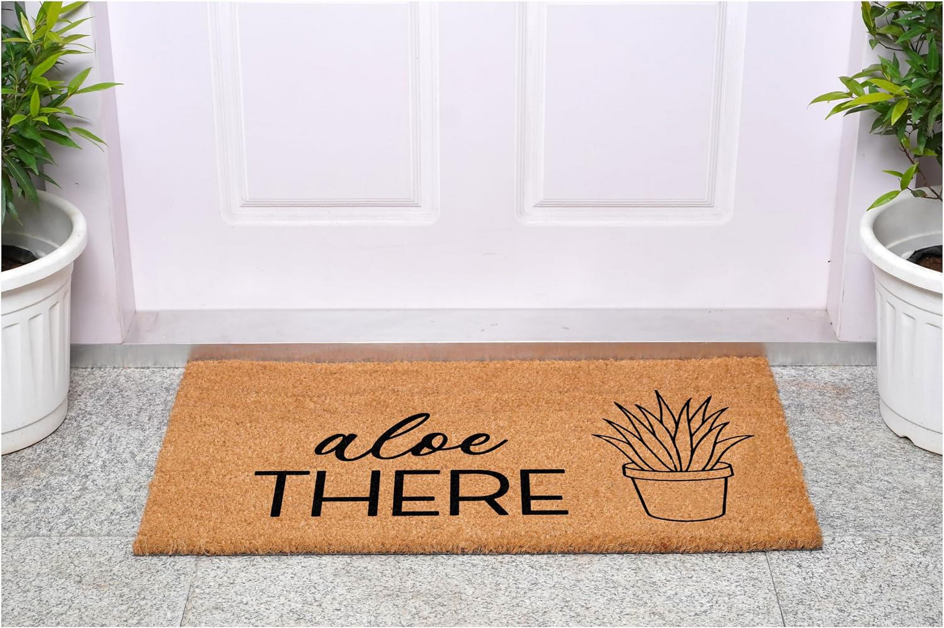 Calloway Mills 113491729 Aloe There Doormat 17" x 29"