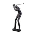 thumbnail image 4 of deevoka Golf Themed Figurine Aesthetic Human Sculpture for Room Wedding Housewaiming 813B, 4 of 9
