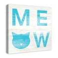 thumbnail image 2 of Creative Products Meow Blue 24 x 24 Canvas Wall Art, 2 of 5