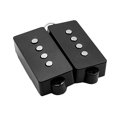 thumbnail image 1 of Paquete de 2 Pastillas de Bajo Eléctrico Negro Con Tornillos DIY Luthier Supply perfke 4 String Bass Pickup, 1 of 8