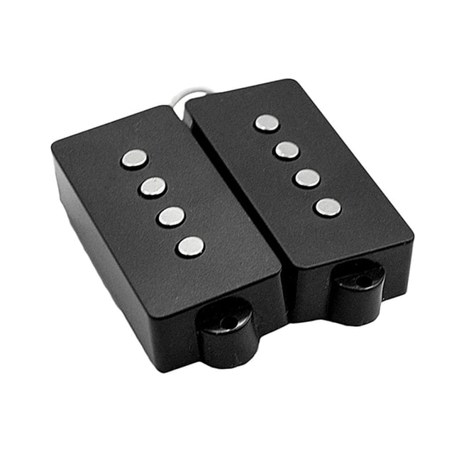 Paquete de 2 Pastillas de Bajo Eléctrico Negro Con Tornillos DIY Luthier Supply perfke 4 String Bass Pickup