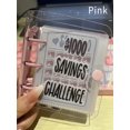 thumbnail image 1 of Savings Binder With $1000 Savings Challenge, Brand New Reusable Budget Notebook With Cash Envelope System, Matte Cover Cash Storage Box, Perfect For C, 1 of 5