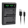 thumbnail image 1 of Cargador de baterías Kastar LTD2 USB con pantalla LED dual, 1 of 4