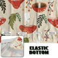 thumbnail image 5 of Jiueut Mushroom Leaf Pattern Armless Futon Sofa Slipcover, Anti Scratch Couch Cover Stretch Furniture Protection Armless Futon Sofa Slipcover for Kids, Pets, 5 of 7
