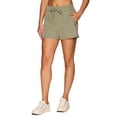 thumbnail image 4 of RBX Active Women's Seamed Fashion Hiking Shorts with Zipper Pockets, 4 of 5