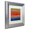 thumbnail image 3 of Trademark Fine Art "Poppies" Canvas Art by Michelle Calkins, White Matte, Silver Frame, 3 of 4