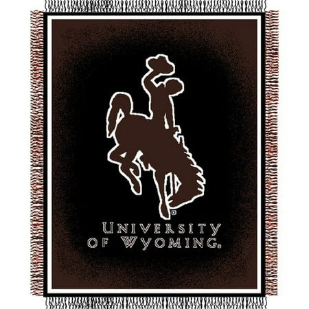 Northwest Co. College Triple Woven Jacquard Throw - Wyoming
