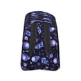 thumbnail image 3 of Sikiie Skull flower leaf purple Print Flip Double-layer Pencil Case, All-purpose Stationery Bag for Study and Office, Zipper Design, Unisex, 3 of 7