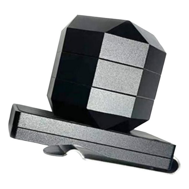 Soporte para tiza de billar, contenedor con clip para cinturón, práctico accesorio para caja de herramientas Negro 3 Capas