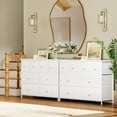 thumbnail image 4 of GUNAITO 8 Drawer Dresser for Bedroom Chest of Drawers Fabric Storage Bin,White, 4 of 10