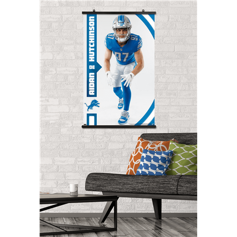 NFL Detroit Lions - Aidan Hutchinson 22 Wall Poster, 22.375' x 34'