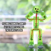 Stikbot Collectable Stop Motion Animation Action Figures, 8 Count