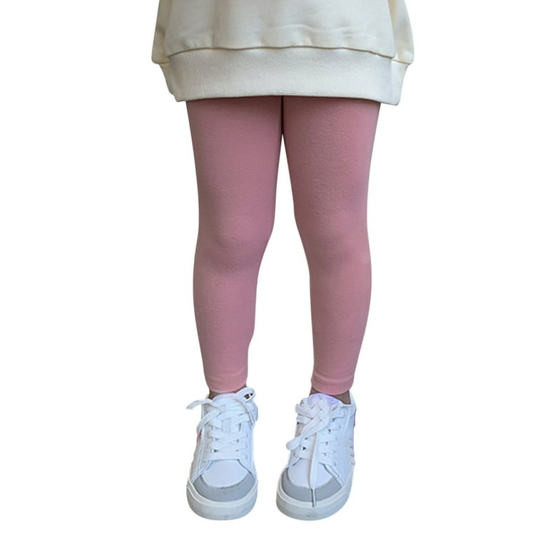 Entyinea Girls Running Pants Soft Comfortable Leggings Ankle Length Girls  Printed Leggings 130