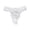 White, variant on Women's Lace G String Thong Low Rise Eyelash Lace Breathable Soft Stretchy Sheer Mesh Underwear Daily Comfortable Wear Black