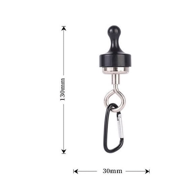 Suction Cup Hooks Outdoor Lightweight Magnetic Hook with Strong Neodymium Magnet, 15lb Bearing for Camping Tent RV Refrigerator Key Hanging,Magnetic Hooks for Hanging