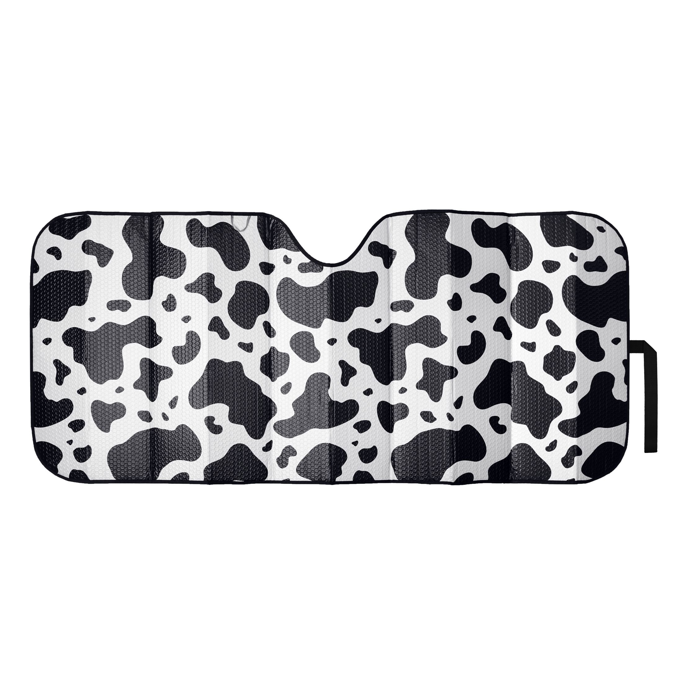 Auto Drive Cow Print Accordion Windshield Sunshade photo 1