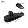 thumbnail image 2 of Unique Bargains Tarp Clamps Lock Grip Awning Canopy Tent Clips, Black 6 Pack, 2 of 5