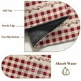 thumbnail image 2 of Country Star Plaid Round Rug 3ft Washable Circle Entryway Rugs Non Slip Retro Red American Farm Barn Berry Area Rug Indoor Floor Carpet for Bedroom Kitchen Living Room Home Office Dining Room Nursery, 2 of 8