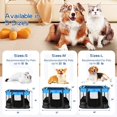 thumbnail image 2 of Corral para perros ROMANTIC BEAR 102x81x61 cm plegable con cubierta de sombra, 2 of 9