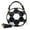 Black, variant on MUSOIE Soccer Ball Shaped Cross Body Bag for Women Round Handbag PU Leather Shoulder Bag Purses
