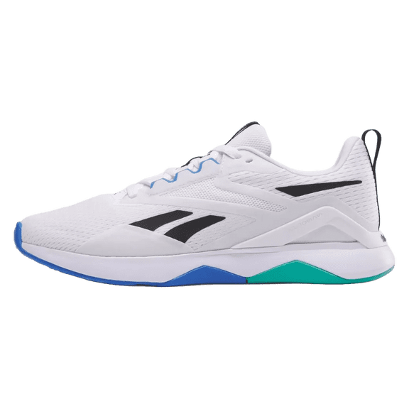 REEBOK MENS Nanoflex TR 2.0 "White Black Unleashed Green" 100205403 100205403 from Stadium Goods