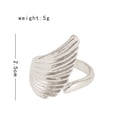 thumbnail image 3 of Fiudx Anillo de Diamantes, Elegante Joya con Diseño de Seis Garras, Material de Aleación Cómodo, Accesorio de Moda Unisex, Ideal para Aniversario de Bodas, Estilo Exquisito y Portátil., 3 of 6