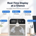 thumbnail image 5 of Portable Air Cooler,Rechargeable Mini Air Conditioner Evaporative Air Cooler with A 370ml Water Tank,Unit Cool Air Spray,Digital Display Car AC Fan,Portable AC for Car Bedroom Office Camping, 5 of 6