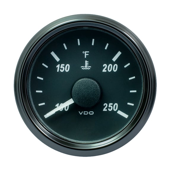 Vdo A2C3833340030 Singleviu 52mm [2-1/16] Water Temperature Gauge - 250°f - 450-30 Oh
