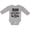 AC-Heather Grey, variant on Inktastic Idaho Awesome Since 1890 Boys or Girls Long Sleeve Baby Bodysuit