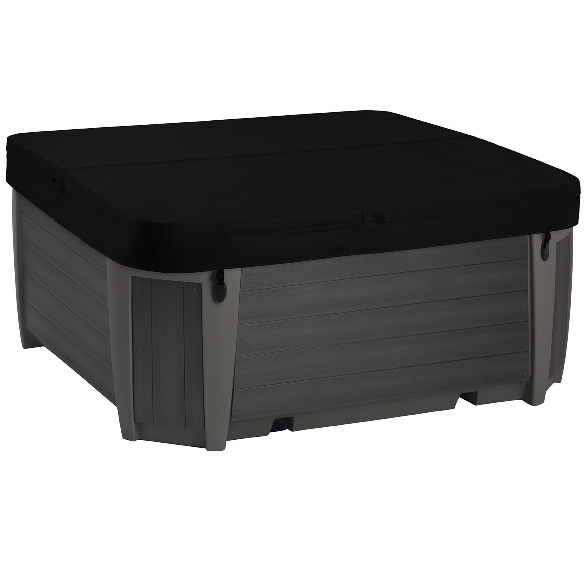 All New 2025 HydroLuxe MAUI LOUNGER Taupe/Grey Hot Tub - 5-person, 26 Jets, Convertible 110v/220v